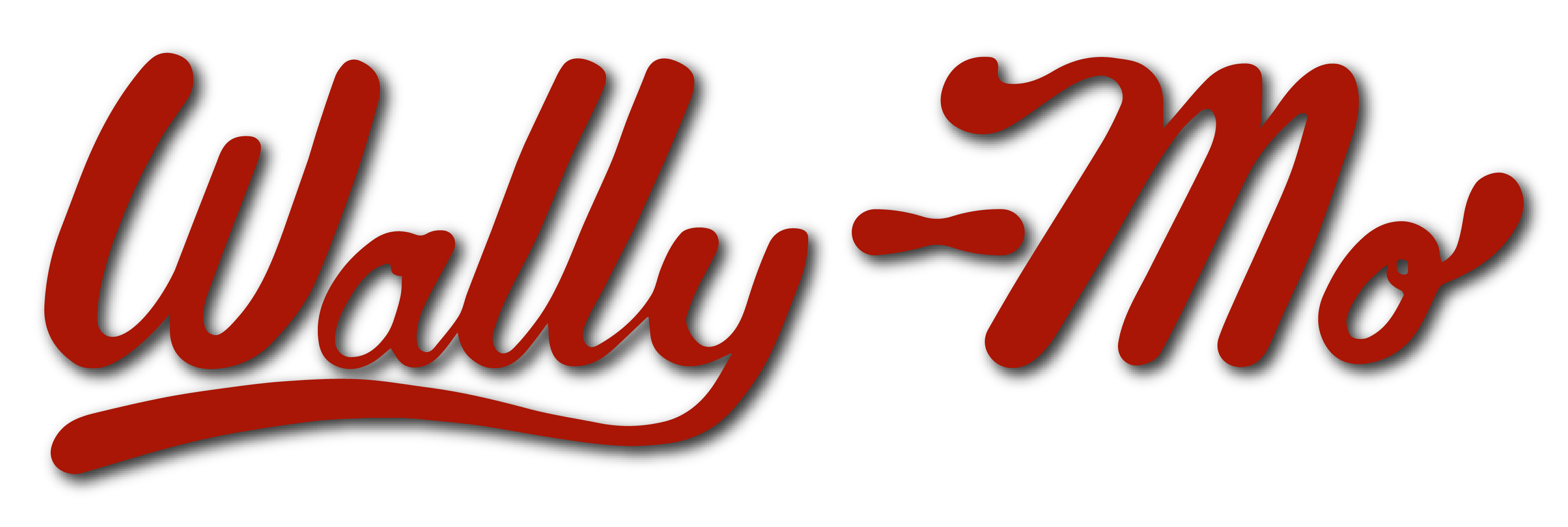 Wally Mo Logo in Red